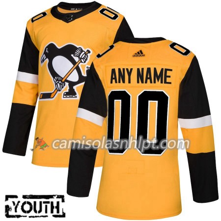 Camisola Pittsburgh Penguins Personalizado Adidas 2018-2019 Alternate Authentic - Criança